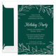 Elegant Foil Wreath Invitations Image 4 of 4